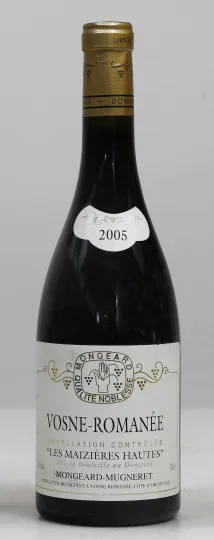Vosne Romanee Les Mazieres Hautes